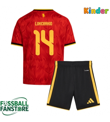 Belgien Dodi Lukebakio #14 Replik Heimtrikot Kinder WM 2026 Kurzarm (+ Kurze Hosen)